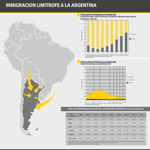 inmigración limítrofe a la argentina