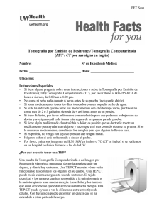 PET (Positron Emission Tomography) Scan