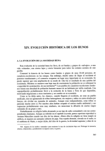 XIV. EVOLUCIÓN HISTÓRICA DE LOS HUNOS