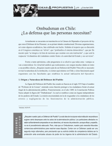 Ombudsman en Chile: ¿La defensa que las personas necesitan?