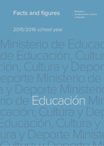 Facts and figures. School year 2015-2016
