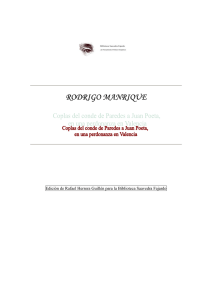 rodrigo manrique - Biblioteca SAAVEDRA FAJARDO de