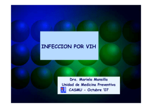 infeccion por vih - Sindicato Médico del Uruguay