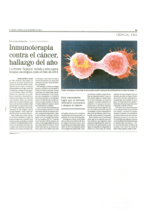 Inmunoterapia - Universidad Complutense de Madrid