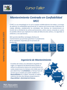 Mantenimiento Centrado en Confiabilidad MCC