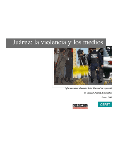 Juárez: la violencia y los medios - Reporter ohne Grenzen Österreich