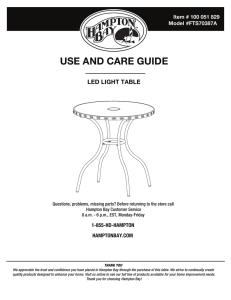 use and care guide