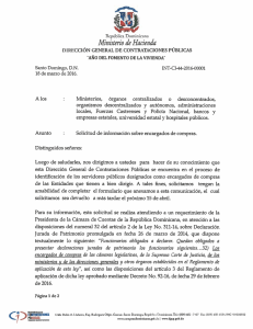 Circular solicitud de informaci&Atilde;&sup3;n a los encargados de compras
