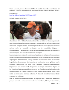 Página 1 de 7 Osorio Avendaño, Camila, "Colombia: El Plan