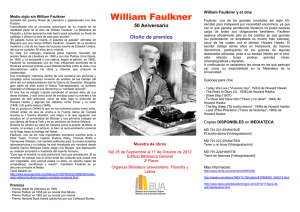 Folleto Muestra W. Faulkner