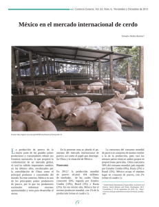 México en el mercado internacional de cerdo