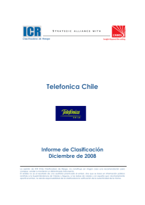 Telefónica- Informe de Clasificación- Diciembre 2008