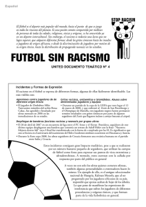 Football Leaflet Spanish - UNITED for Intercultural Action