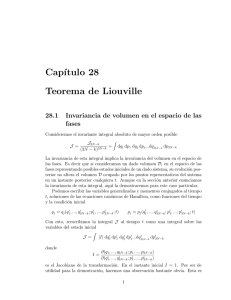 Cap´ıtulo 28 Teorema de Liouville