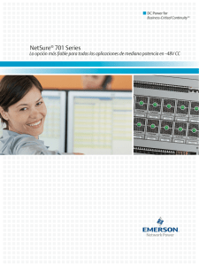 NetSure® 701 Series - Emerson Network Power