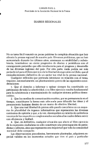 DIARIOS REGIONALES No es tarea fácil resumir