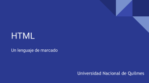 body - Universidad Nacional de Quilmes