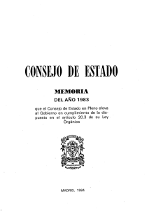 1983 - Consejo de Estado