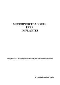 MICROPROCESADORES PARA IMPLANTES