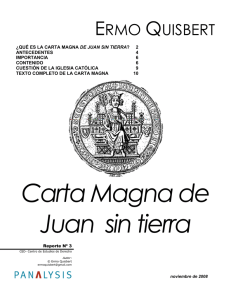 Carta Magna de Juan sin tierra
