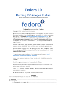 Burning ISO images to disc