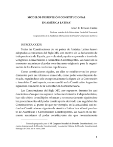 1 MODELOS DE REVISIÓN CONSTITUCIONAL EN AMÉRICA