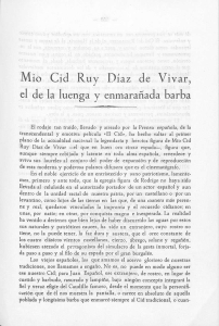 Mio Cid Ruy Díaz de Vivar