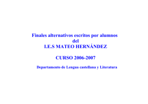 Finales alternativos - IES Mateo Hernández