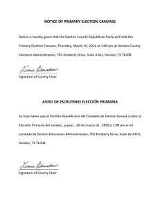 notice of primary election canvass aviso de escrutinio elección