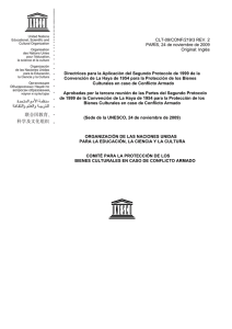 Directrices para la aplicación del Segundo Protocolo de 1999 de la