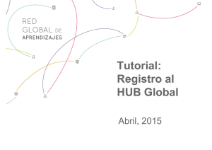 Tutorial HUB - Red Global de Aprendizajes