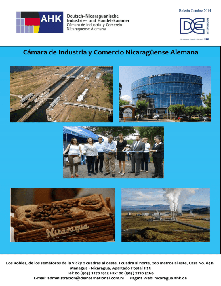Cámara de Industria y Comercio Nicaragüense Alemana Cámara de Industria y Comercio Nicaragüense Alemana