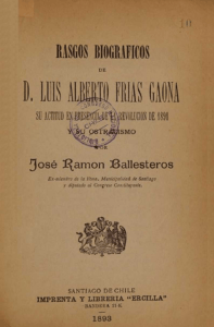 rasgos biograficos - Biblioteca del Congreso Nacional de Chile