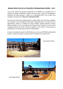 Plaza Urbanización Miró - Fondos Europeos Melilla