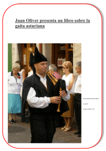 Juan Oliver presenta un libro sobre la gaita asturiana