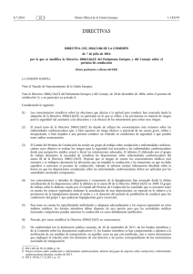 DIRECTIVA (UE) 2016/ 1106 DE LA COMISIÓN - de 7 de