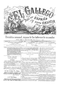 El Gallego. Periódico semanal, órgano de los intereses de su