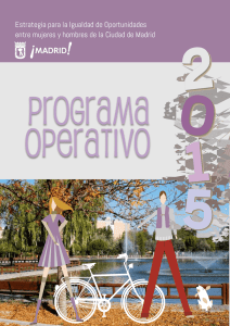 Programa operativo 2015 - Ayuntamiento de Madrid