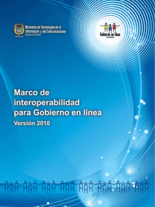 Anexo 5 Marco de Interoperabilidad para Gobierno en Línea