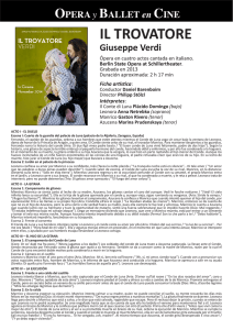 il trovatore - Ópera y Ballet en Cine