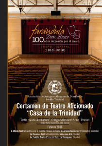 _. Certamen de Teatro Aficionado