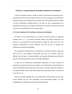 CAPÍTULO 4. CLASIFICACIONES DE POSICIONES CORPORALES