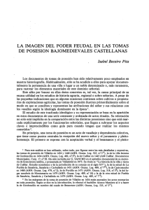 La imagen del poder feudal en las tomas de posesión