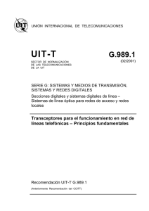 UIT-T Rec. G.989.1 (02/2001)