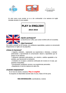 PLAY in ENGLISH!