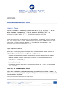 Infanrix hexa, INN-Diphtheria - European Medicines Agency