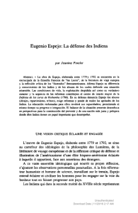 Eugenio Espejo: La defense des Indiens