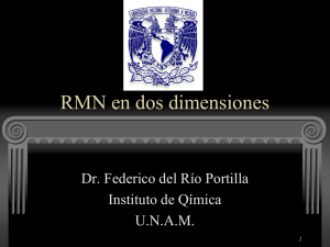 RMN en dos dimensiones