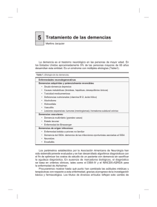 Tratamiento de las demencias - Asociación Colombiana de