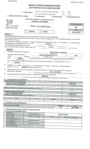 RESOLUCIÓN DE MODIFICAClÓN - Municipalidad de Padre Las